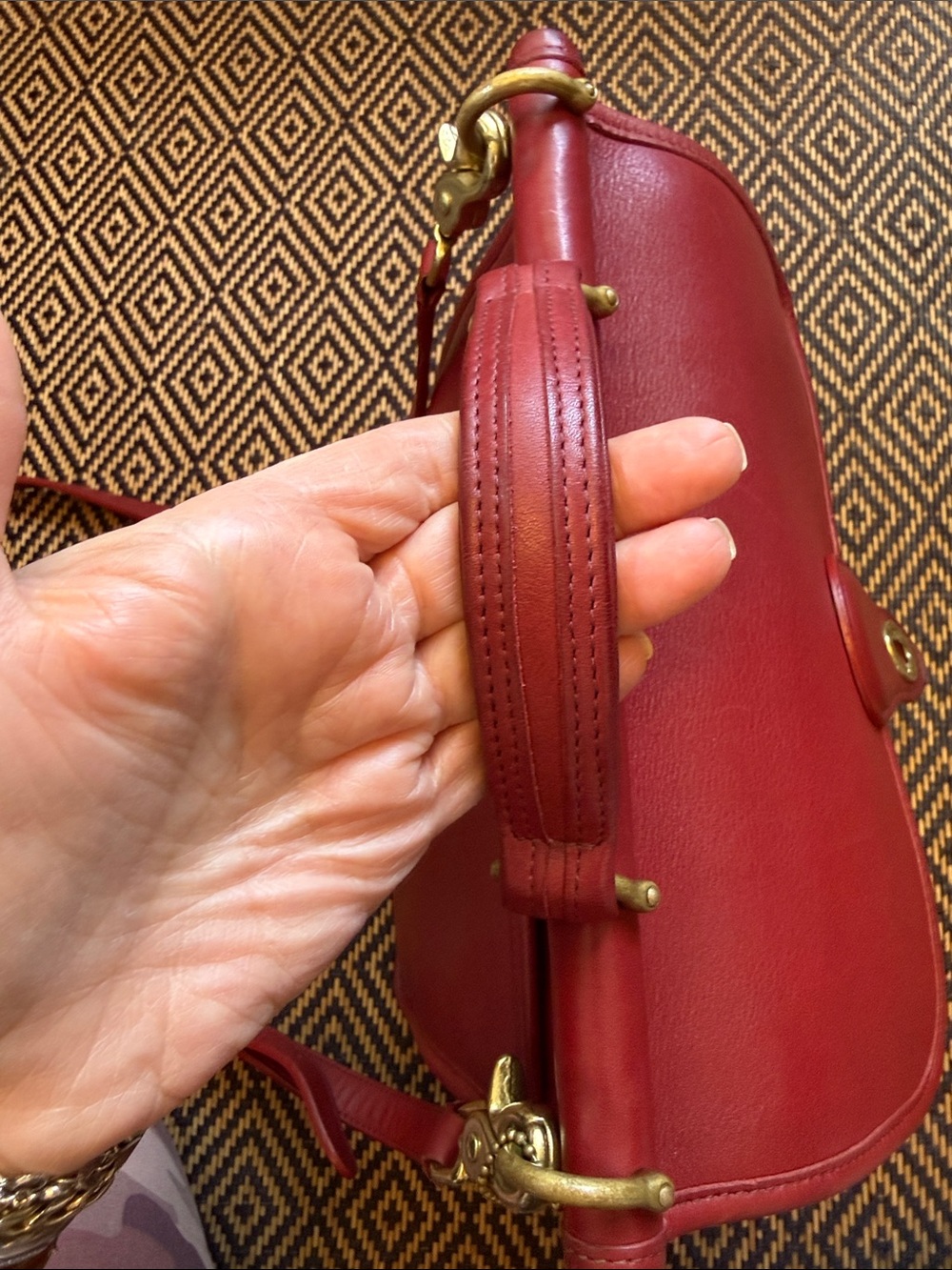 Vintage coach Willis 9927 red with brass - Picture 12 of 16